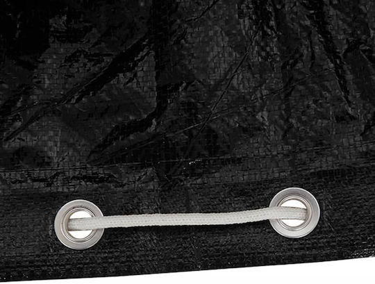 vidaXL Waterproof Dining Table Cover Black 278x204x105cm