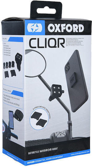 Oxford CLIQR Mount Phone Motorcycle for Mirror