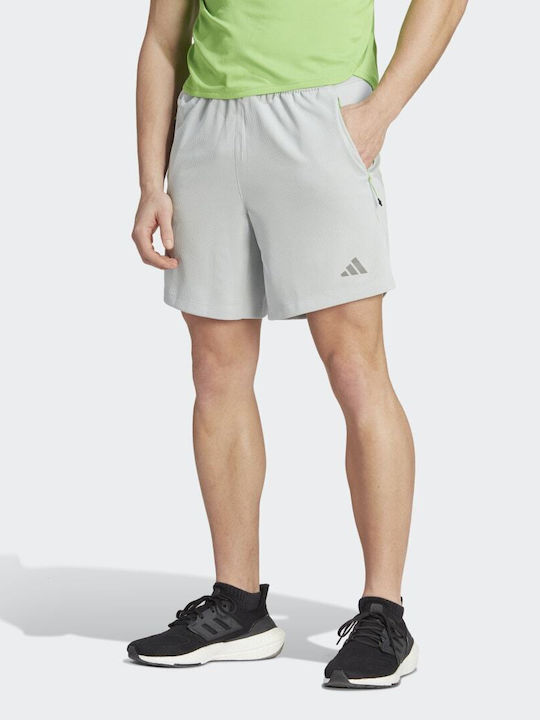 Adidas HIIT Sportliche Herrenshorts Silber