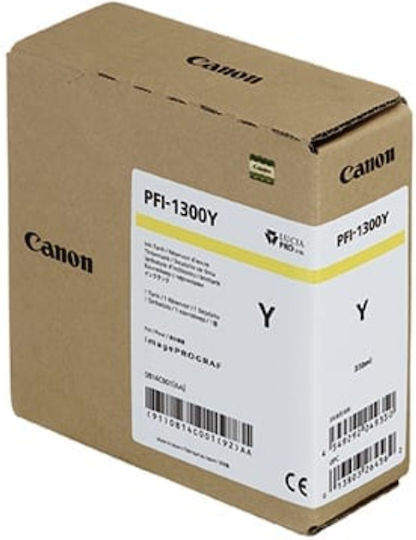 Canon PFI-1300 Original InkJet Printer Ink Yellow (0814C001)
