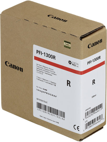 Canon PFI-1300 Original InkJet Printer Ink Red (0819C001)