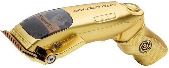 GammaPiu Golden Gun Επαγγελματική Επαναφορτιζόμενη Κουρευτική Μηχανή Χρυσή