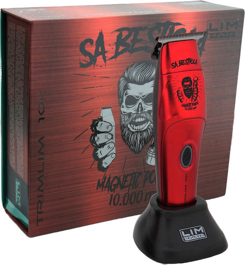 Lim Hair TrimLim 10K Bestiola Επαναφορτιζόμενη Κουρευτική Μηχανή Κόκκινη