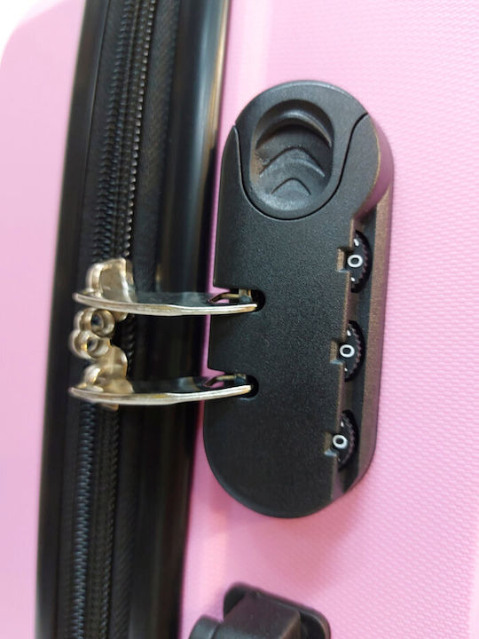 Diplomat Set The Seagull Collection Hard Pink Suitcases Max Height 66cm With 4 Wheels Set 2pcs