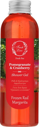Fresh Line Pomegranate & Cranberry Αφρόλουτρο σε Gel με Γλυκερίνη Ενυδατικό 200ml