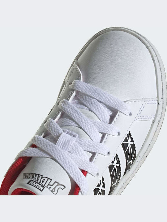 Grand Court Marvel Spider-Man Kinder Sneaker Cloud Weiß / Core Schwarz / Better Scarlet