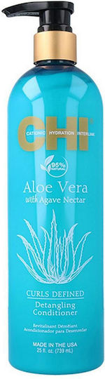 CHI Aloe Vera Curls Defined Conditioner Feuchtigkeitsspendend für Lockige Haare 340ml
