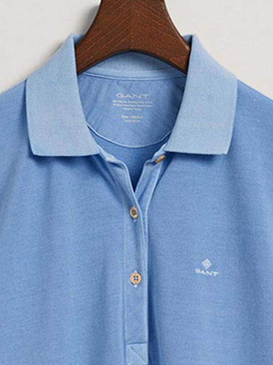 Gant Femeie Polo Bluză Mânecă scurtă Albastru deschis