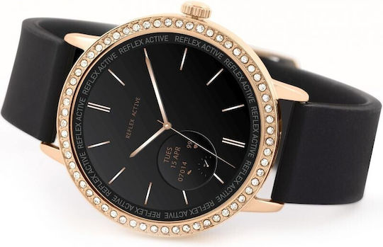 Reflex Active Series 7 42mm Smartwatch (Rose Gold Strass)