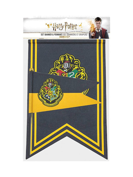 Cinereplicas Hängende Wanddekoration Banner Pennant Hogwarts aus Stoff