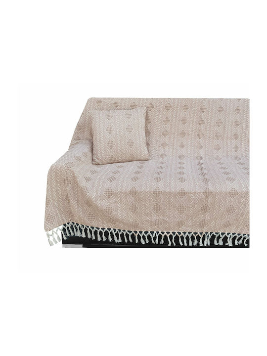 Viopros Sofa Throws 2 Seater 3040 170x240cm Ecru