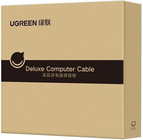 Ugreen U/UTP Cat.6 (Gigabit) Καλώδιο Δικτύου Ethernet 50m Μαύρο