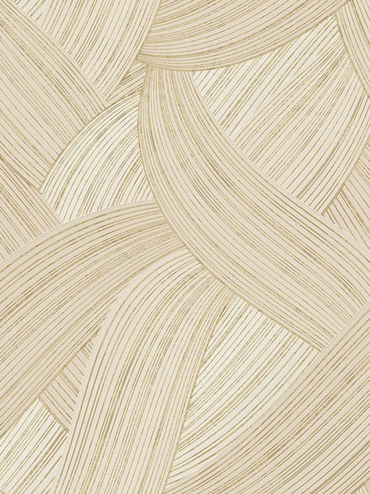 Wallpaper Moderna Vinyl Beige L1005xW106cm Washable