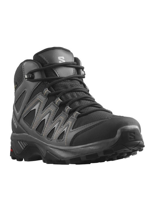 Salomon X Braze Mid GTX Women's Hiking Boots Waterproof with Gore-Tex Membrane Black