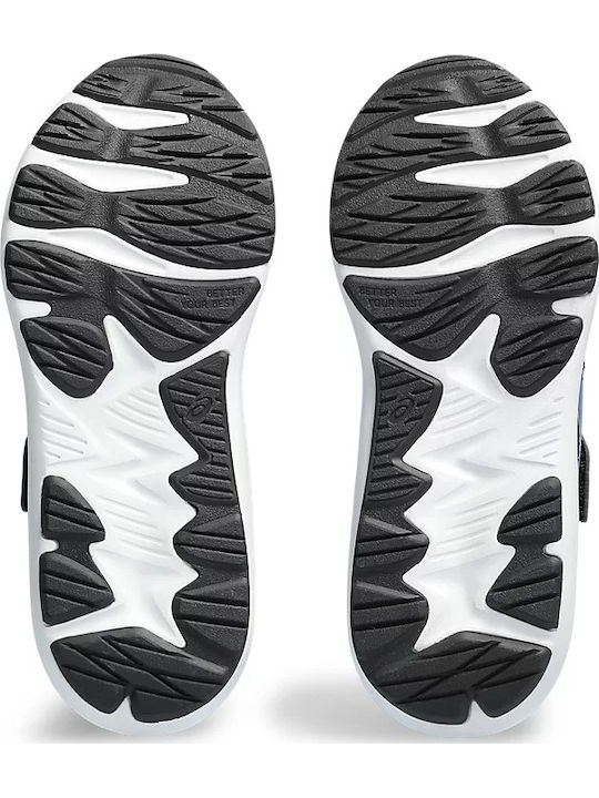 Jolt 4 Ps Kids Sports Shoes Running with Hoop & Loop Closure Black