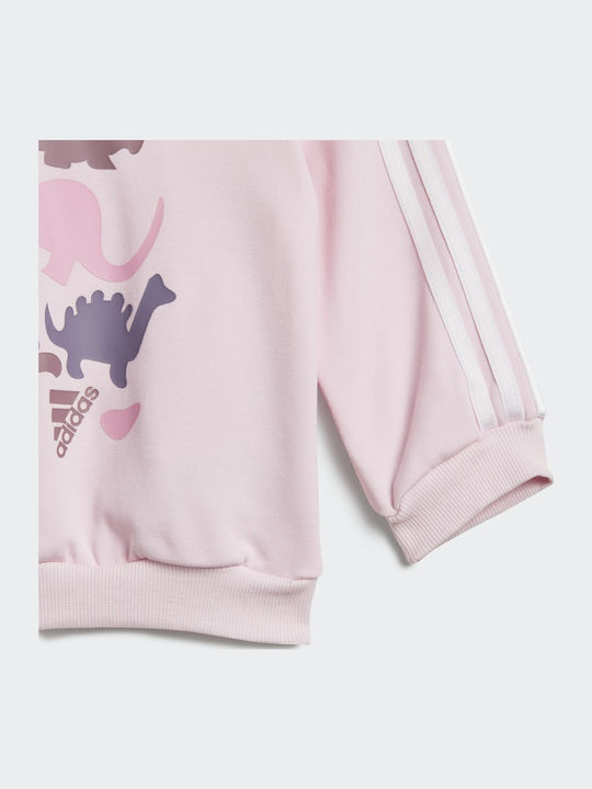 Kids Sweatpants Set Pink 2pcs