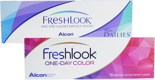 Freshlook Colors 10 Daily Colorați Fără Dioptrie Lentile de Contact Hidrogel cu Protecție UV