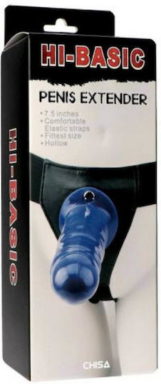 Chisa Novelties Hi-Basic Penis Extender Harness με Dildo 19cm σε Μπλε Χρώμα