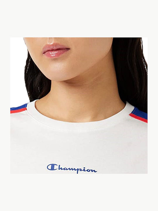 Women's Athletic Blouse Short Sleeve White