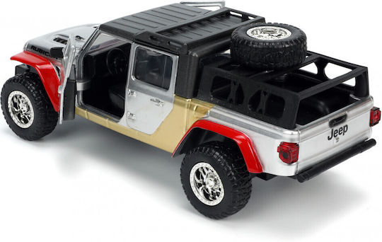 Jada Toys Marvel X-Men Colossus and 2020 Jeep Gladiator Diecast Model 1:32 with Jeep Gladiator X-Men Figure Height 7cm in Scale 1:32