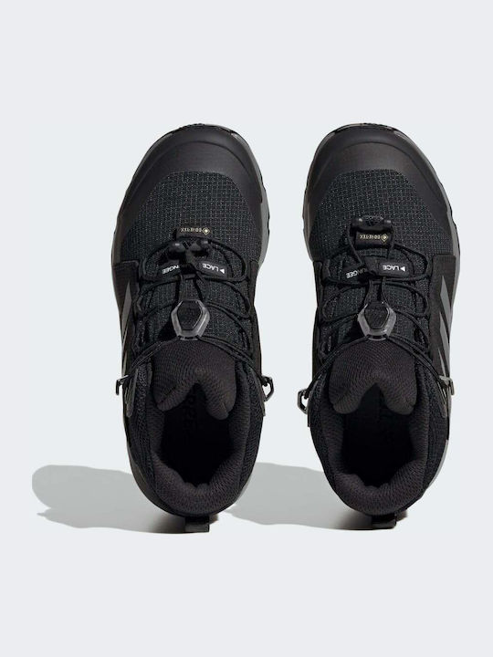 Kids Hiking Boots Terrex Mid Gore Tex Waterproof Black