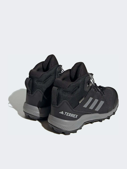 Kids Hiking Boots Terrex Mid Gore Tex Waterproof Black