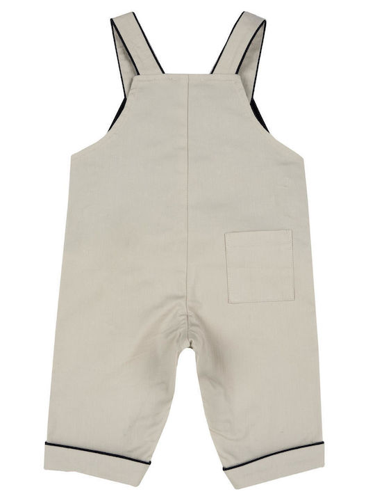 Chicco Kids Fabric Dungarees Beige