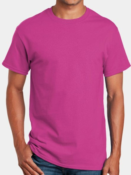 Keya Men's Short Sleeve Promotional T-Shirt Fuchsia