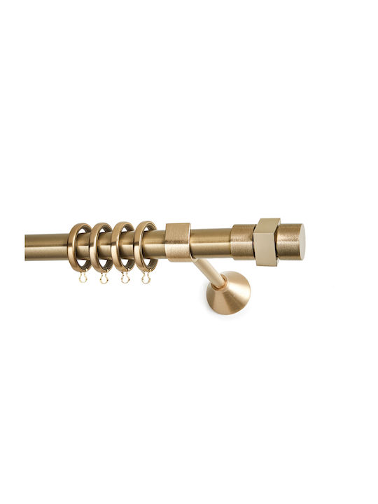 Anartisi Metallic Curtain Pole S11 Single Φ25mm 160cm Oro Matt