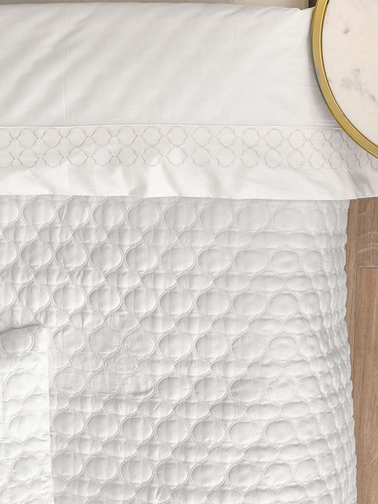 Palamaiki WEL014 Set Mireasă 7buc White 240x260cm