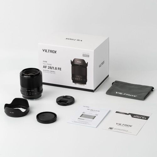 Viltrox Cadru complet Obiectiv Foto AF 28mm f/1.8 Fix pentru Montura Magazin online Sony E Black
