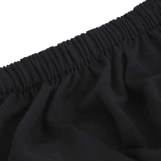 vidaXL Elastic Cover for Three Seater Sofa Black 1pcs 332934
