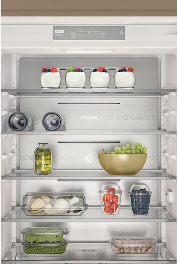 Whirlpool Eingebauter Kühl-Gefrierkombination 394Es Total NoFrost H193.5xB69xT55.1cm. Weiß WH SP70 T121