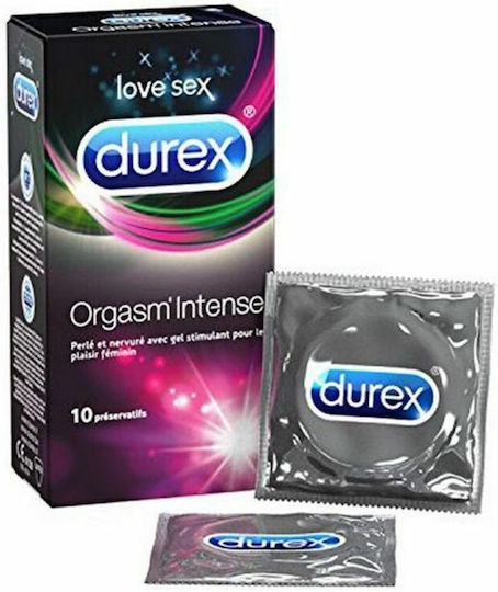 Durex Prezervative Orgasm Intense Cu nervuri 10buc