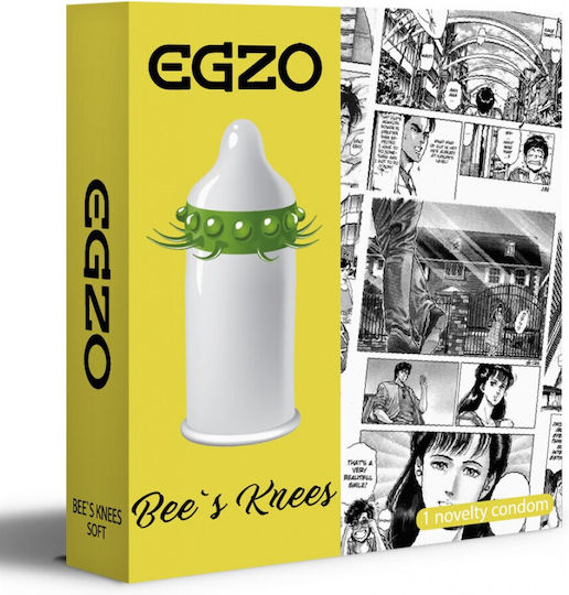 Egzo Προφυλακτικά Cocky Friend Bees Knees 1τμχ 52mm Natural