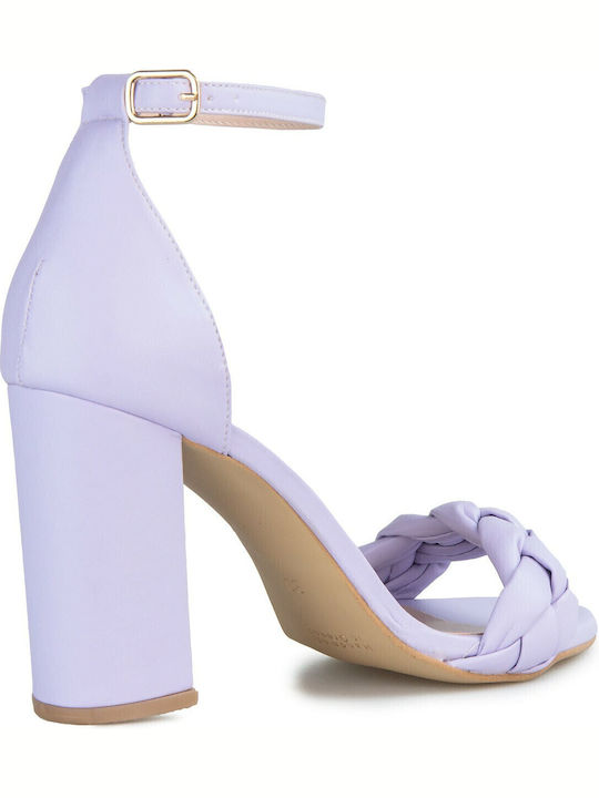 Sandalen Lila