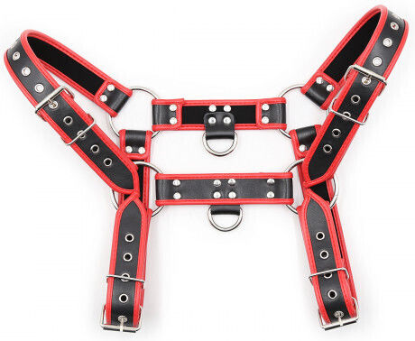 Naughty Toys Lenjerie Sexy Barbati Harnașament Negru