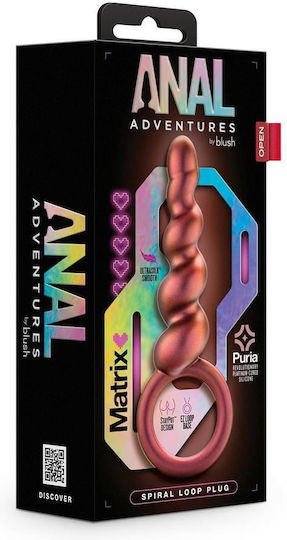 Blush Anal Adventures Spiral Loop Πρωκτικές Μπίλιες Copper