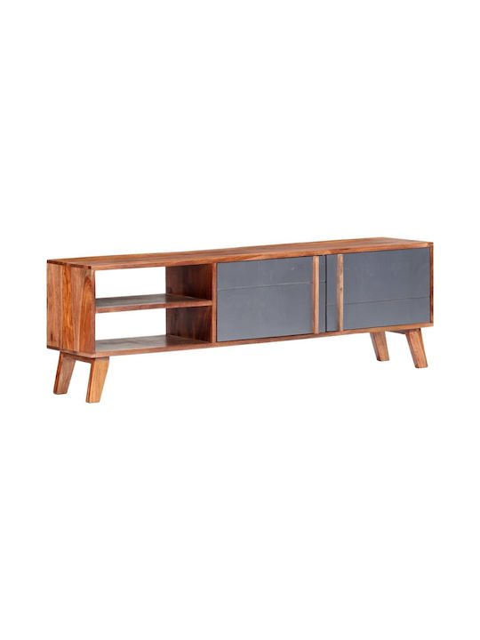 TV-Ständer aus Massivholz Braune M140xT30xH45cm
