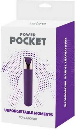 Toyz4lovers Power Pocket Unforgettable Moments Mini Δονητής 9cm Μωβ