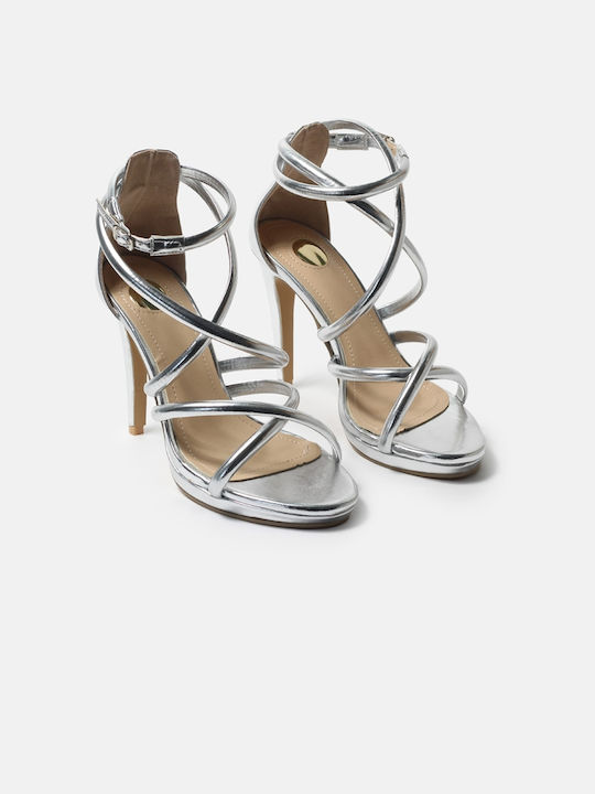 InShoes Damen Sandalen in Silber Farbe