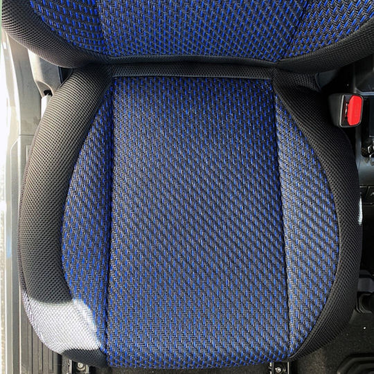 Race Axion Front Car Covers 2pcs Polyester Bucket Recaro Black / Blue