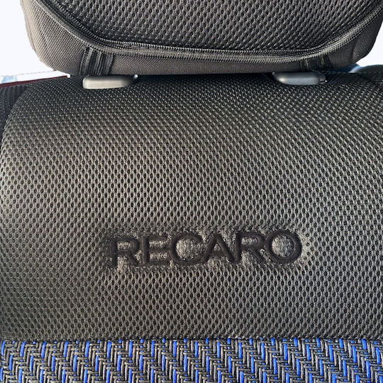 Race Axion Front Car Covers 2pcs Polyester Bucket Recaro Black / Blue