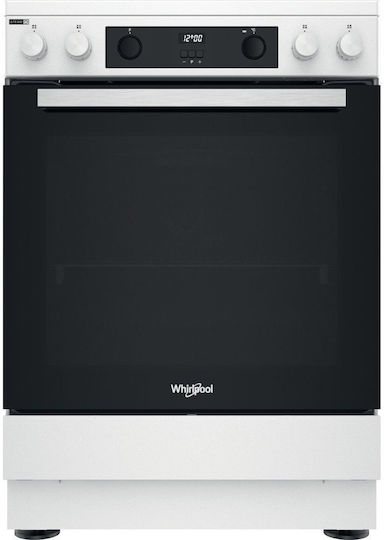 Whirlpool Herd 83Es mit Keramikkochfeldern B60cm. White