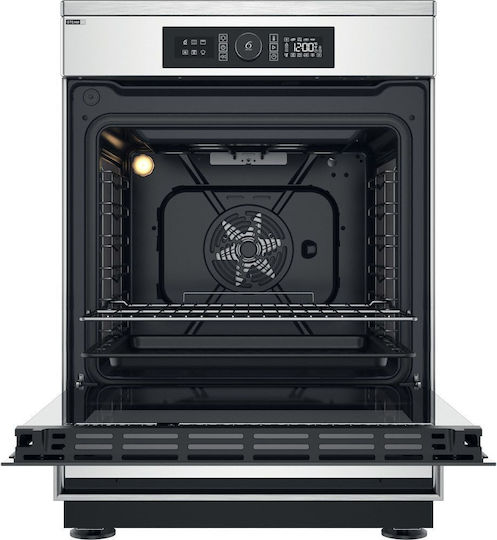 Whirlpool Готварска печка 83лт с индукционни котлони Ш60см. Inox