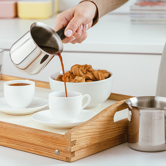 Nava Coffee Pot made of Stainless Steel Acer in Silver Color 340ml