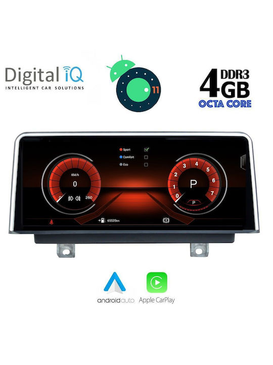 Digital IQ Sistem Audio Auto pentru BMW Magazin online / Serie 1 (F20) 2011-2016 (Bluetooth/USB/WiFi/GPS/Apple-Carplay) cu Ecran Tactil 10.25"