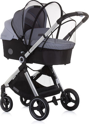 Chipolino Elite Verstellbar 3 in 1 Baby Kinderwagen Geeignet für Neugeborene Graphite