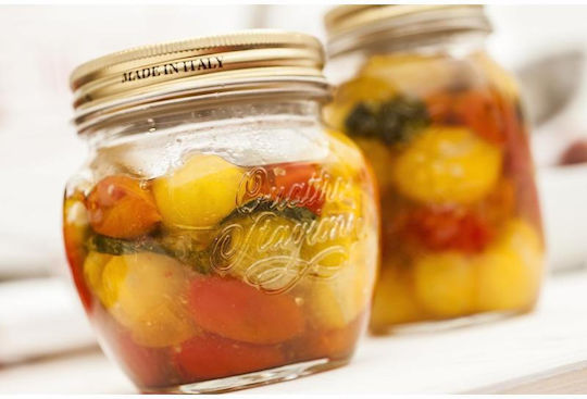 Viosarp Vază Utilizare Generală Cu Capac Sticlă Transparentă 250ml 1 Bucată