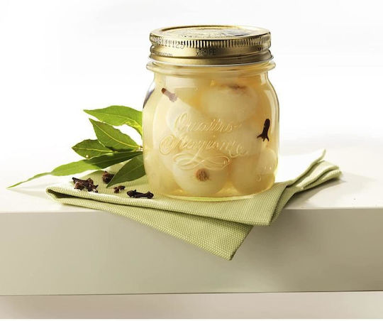 Viosarp General Use Glass Jar with Lid Transparent 500ml 1 Piece